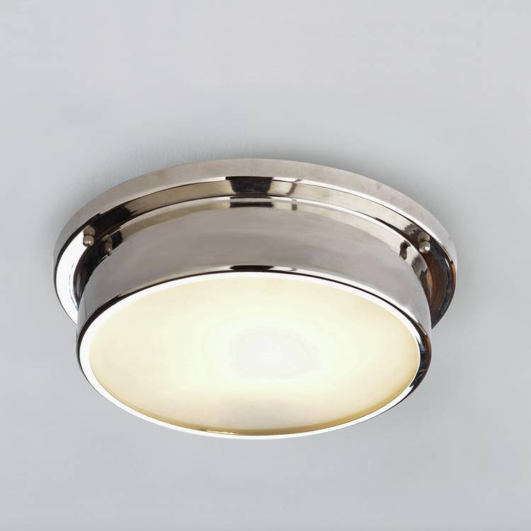 Argos Home bathroom flush ceiling light chrome 30cm, UK version