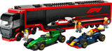 LEGO City F1 Truck RB20 AMR24 cars 1086 pieces - British product