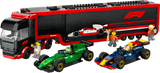LEGO City F1 Truck RB20 AMR24 cars 1086 pieces - British product