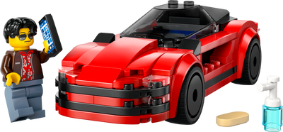 LEGO City Rotes Sportauto 109-teiliger Bausatz