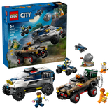 Ensemble de construction Course-poursuite policière tout-terrain LEGO City 467 pièces, version UK