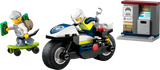 LEGO Police Motorcycle Chase Building Set 65 Pieces, imported from the UK