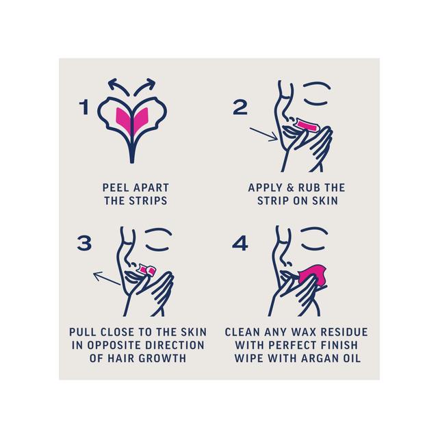 Veet Expert Wax Strips - Face Normal 20 per pack GOODS M&S