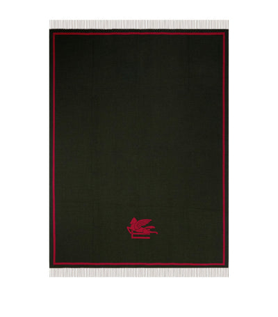 Harrods Etro Wool Fringed Boyd Throw (140cm x 180cm)- Buy online at McGrocer
