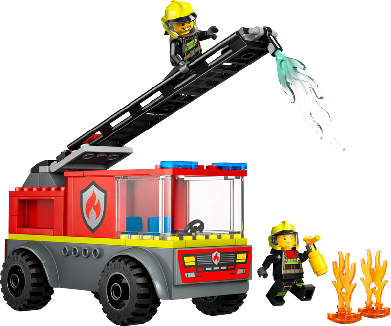 LEGO City Fire Ladder Truck 82 Piece Set - British product