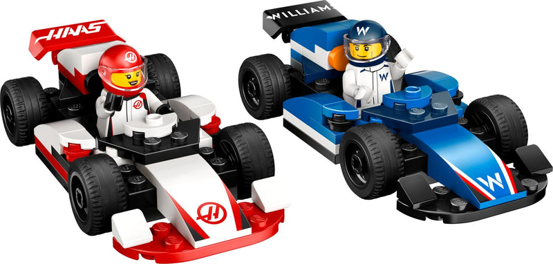 LEGO Williams Haas F1 Race Cars 92 Pieces - British product