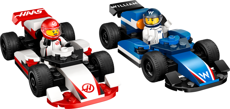 LEGO Williams Haas F1 Race Cars 92 Pieces - British product