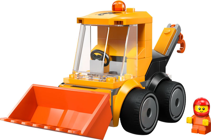 LEGO City Rides Construction Loader toy, imported from the UK