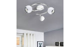 Argos Eglo Bimeda Spotlight White Adjustable LED Ceiling Spotlight- Buy online at McGrocer