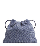 Bottega Veneta Dustbag shoulder bag in velvet lambskin, imported from the UK