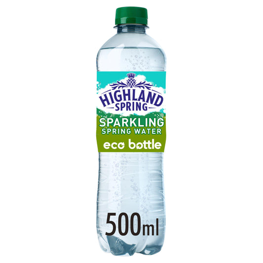 Highland Spring Eco Bottle Sparkling Water 500ml GOODS Sainsburys   