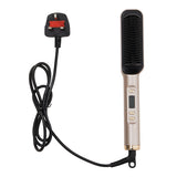 Livingandhome hair straightener brush Champagne Gold 30W - British product