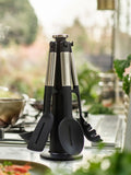 Joseph Joseph Silver Elevate utensil set with silicone and steel, UK version