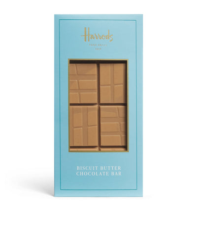 Harrods Biscuit-Filled Blonde Chocolate Bar 115g- Buy online at McGrocer