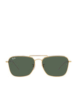 Harrods Ray-Ban Gold-Tone Square Sunglasses- Buy online at McGrocer