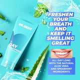 DR.DENT Day & Night Whitening Toothpaste 2x65g, imported from the UK