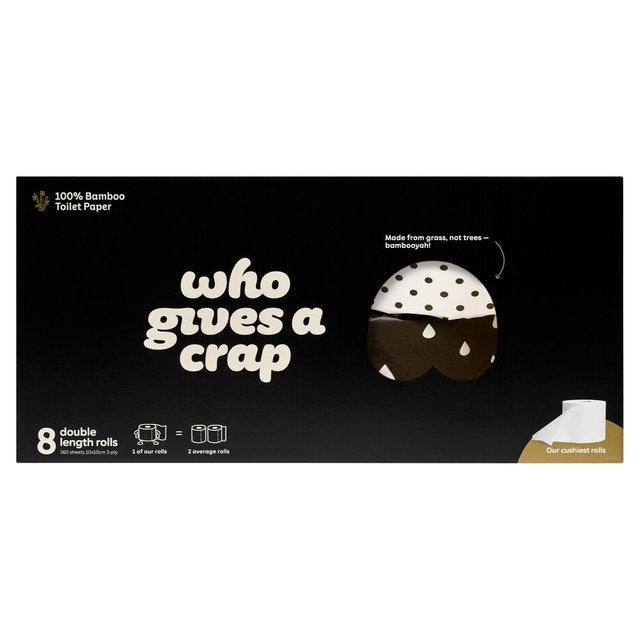 Who Gives A Crap Premium Bamboo Toilet Paper 8 per pack GOODS M&S
