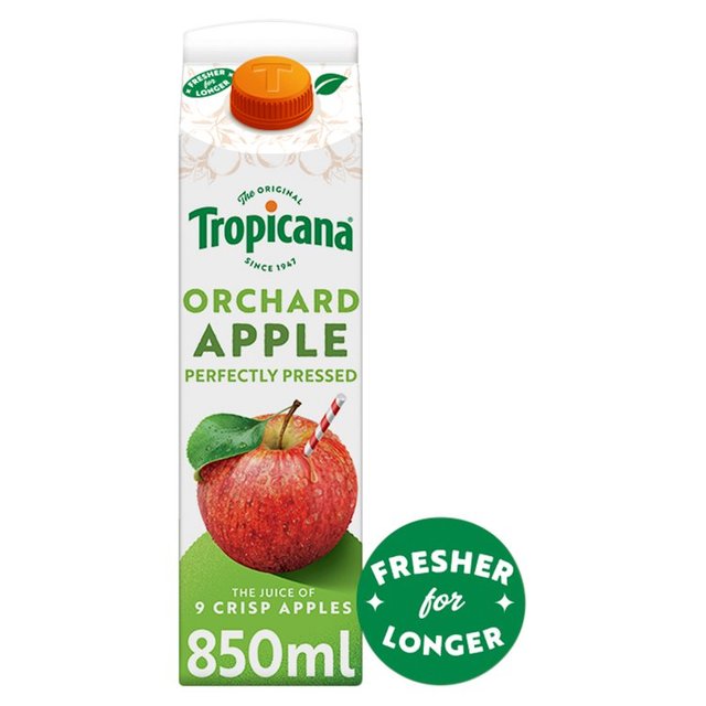 Tropicana Long Life Apple Fruit Juice 850ml GOODS M&S
