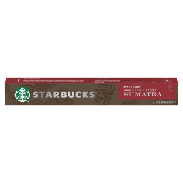 Starbucks Single Origin Sumatra Espresso Coffee Pods   10 per pack GOODS M&S