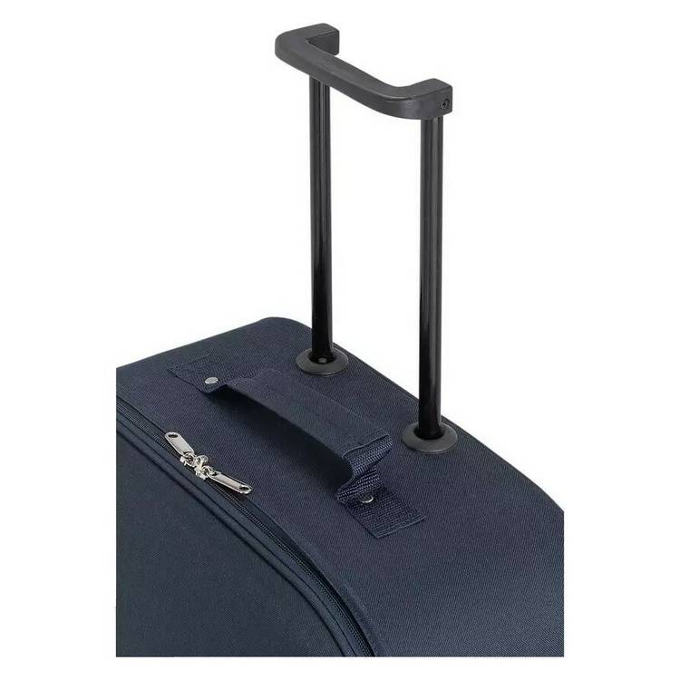 Soft 2 wheeled luggage set blue, imported from the UK