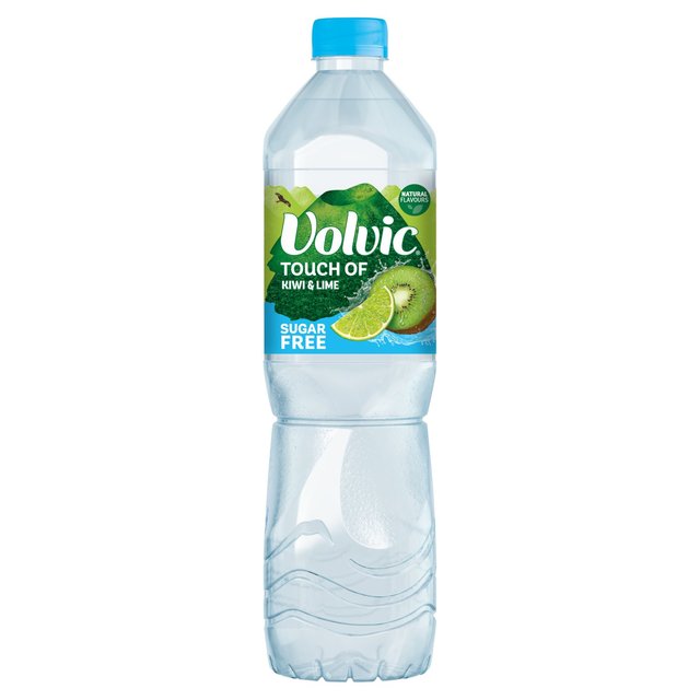 Volvic Touch of Fruit Sugar Free Kiwi & Lime Natural Flavoured Water   1.5L GOODS M&S