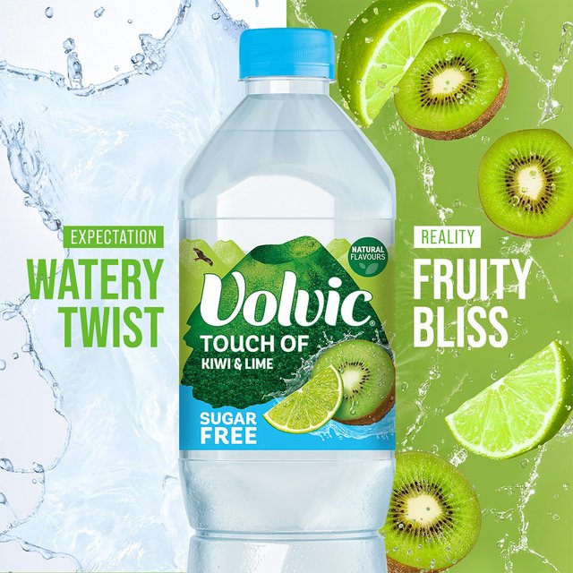 Volvic Touch of Fruit Sugar Free Kiwi & Lime Natural Flavoured Water   1.5L GOODS M&S