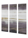 Gallery Home Gold Darker Strands triptych art set of 3, imported from the UK