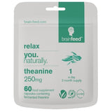 Superdrug brain feed L-Theanine Natural 250mg Capsules Relaxation Supplement 60 Capsules- Buy online at McGrocer