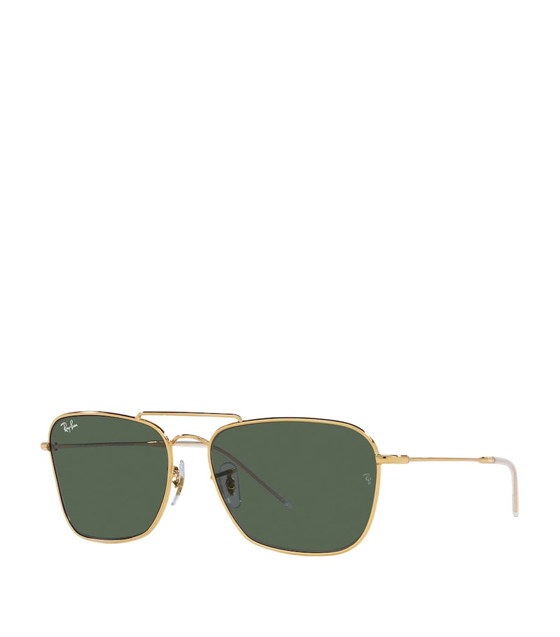 Ray-Ban gold-tone square sunglasses - British product
