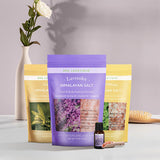 Livingandhome 3 piece bath salt set 454g each, UK version