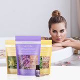 Livingandhome 3 piece bath salt set 454g each, UK version