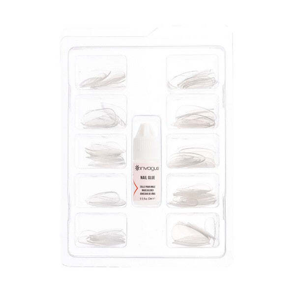 Invogue DIY almond false nails pack of 120, UK version