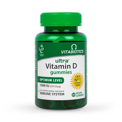 Holland & Barrett Vitabiotics Ultra Vitamin D3 Orange Vegan 50 Gummies- Buy online at McGrocer