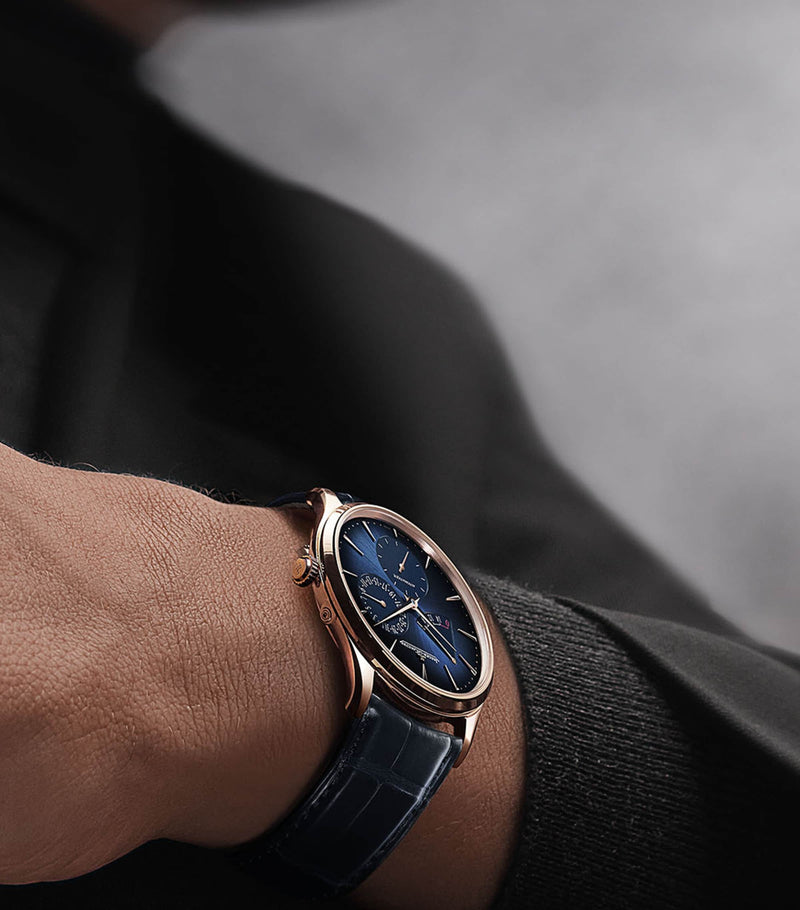 Jaeger-LeCoultre rose gold Master Ultra Thin power reserve watch 39mm, UK version
