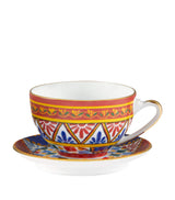 Harrods Dolce&Gabbana Casa Carreto Teacup and Saucer Porcelain Set- Buy online at McGrocer