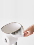 Joseph Joseph Silver EasyStore Butler toilet paper holder, UK version