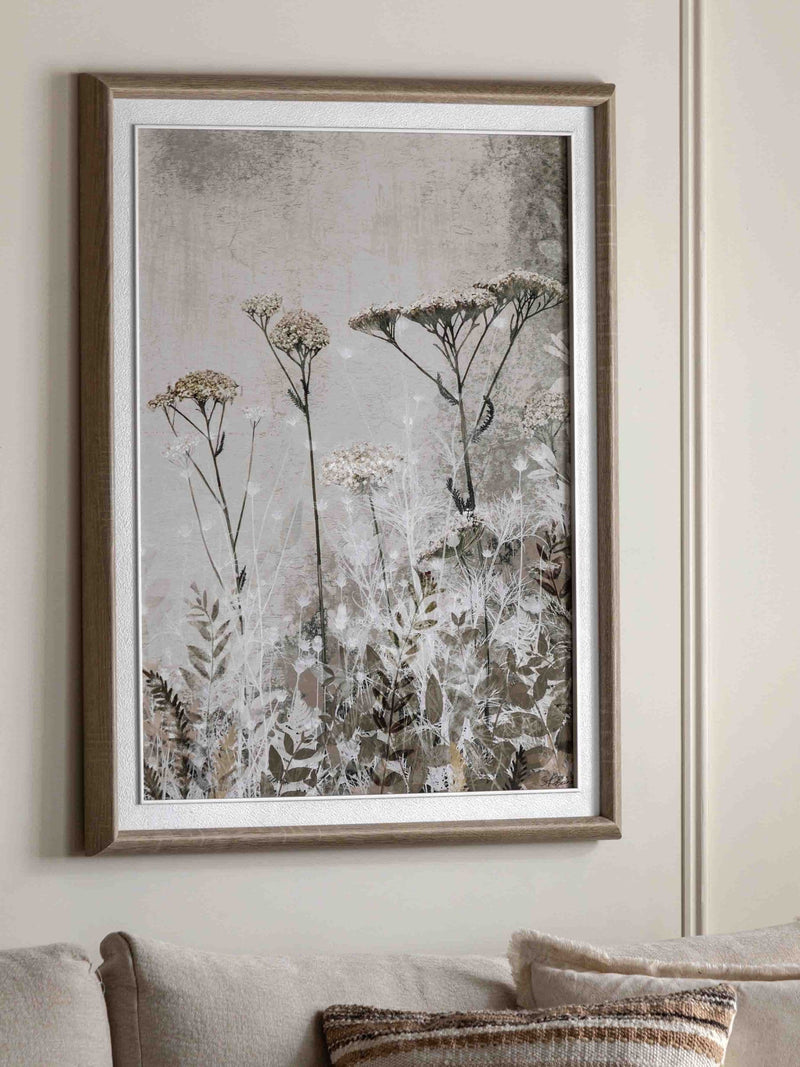 Gallery Home white serenity framed canvas 690x890mm (British brand)