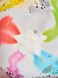 Kids rainbow star-shaped bath fizzer, UK version