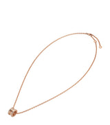 Harrods Bvlgari B.zero1 Rose Gold and Diamond Necklace- Buy online at McGrocer