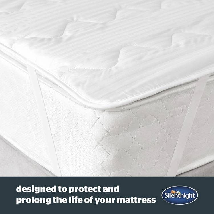 Silentnight Hotel Collection quilted mattress protector single - British product
