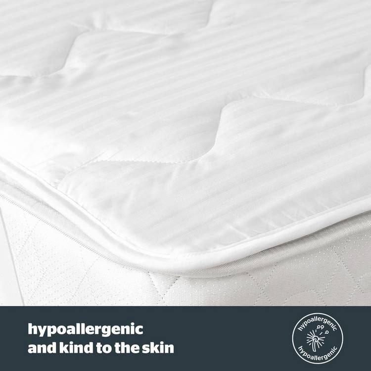 Silentnight Hotel Collection quilted mattress protector single - British product