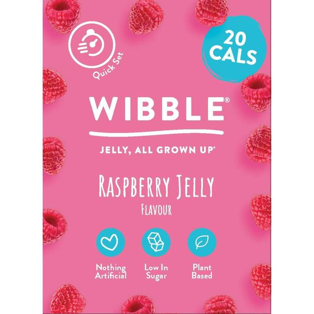 Wibble Raspberry Jelly Crystals   57g GOODS M&S