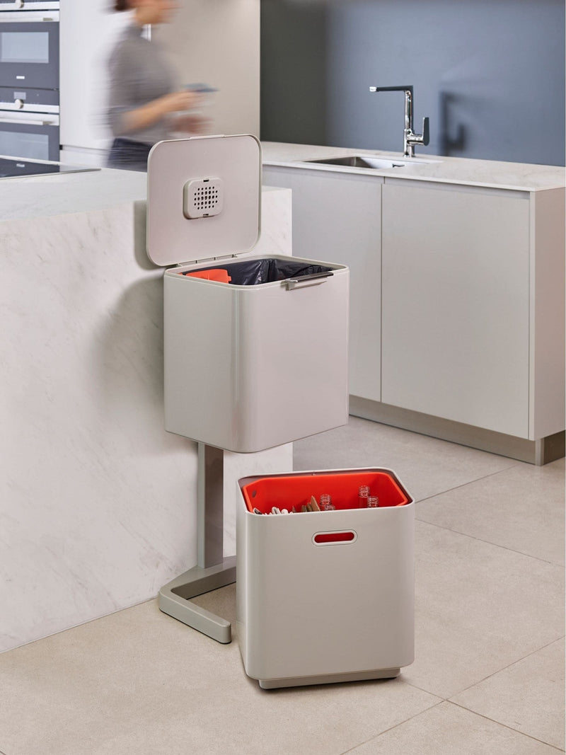 Joseph Joseph Stone Totem Max 60 litre waste separation bin, UK version