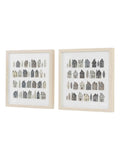 Gallery Home heart of the home framed art set of 2 (British brand)