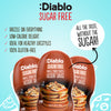 Diablo sugar free maple syrup dessert sauce 390g pack of 10 - British product