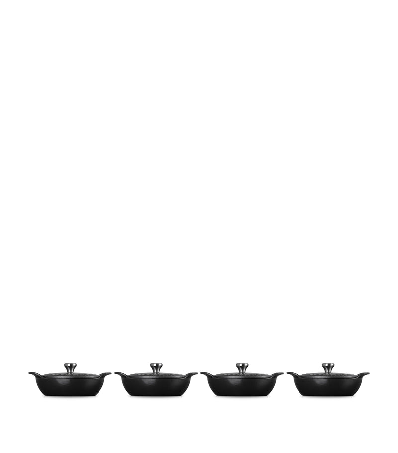 Le Creuset Gourmand mini braisers set of 4 13cm, UK version
