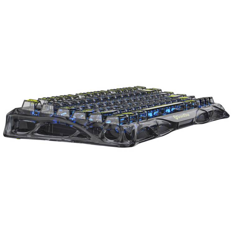 GravaStar Mercury K1 Lite gaming keyboard transparent black, imported from the UK