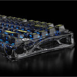GravaStar Mercury K1 Lite gaming keyboard transparent black, imported from the UK