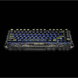 GravaStar Mercury K1 Lite gaming keyboard transparent black, imported from the UK