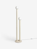 MADE.COM Cream Graysen floor lamp 130cm, imported from the UK